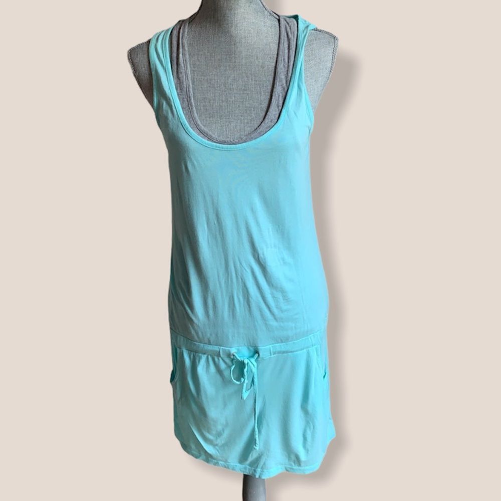 Bench drawstring cinch jersey dress with pockets